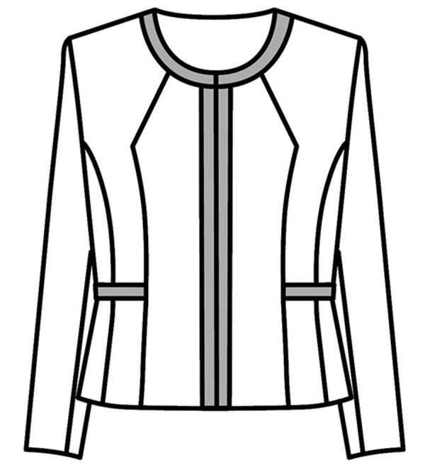 BELLUNA（ベルーナ）の「洗える防シワ！北陸ジャカード素材千鳥柄ワンピースアンサンブル（ブラックフォーマル（喪服・礼服））」｜詳細画像