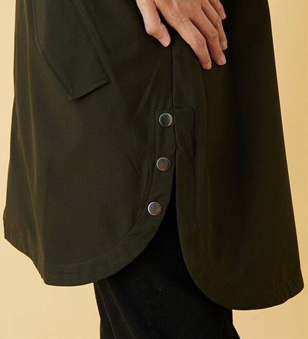 BELLUNA（ベルーナ）の「はっ水加工ボンディング素材ロング丈パーカー（ハーフコート）」｜詳細画像