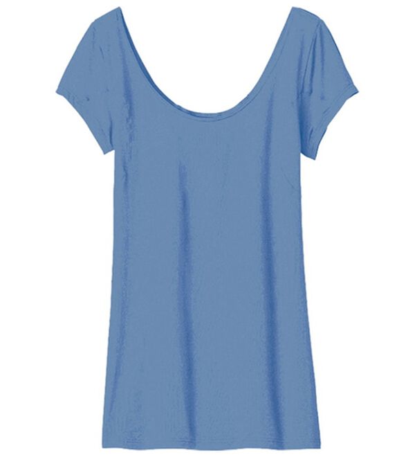 LAVIENNE（ラヴィエンヌ）の「ひんやり汗取りインナー　オフショルダー＜ラヴィクール＞（肌着・インナーウェア）」｜ブルー オフショル