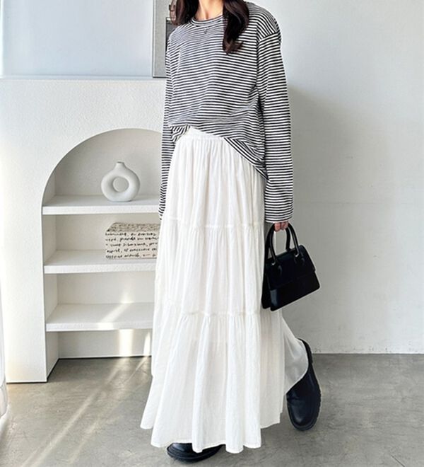 GeeRA（ジーラ）の「着回し自在！スラブシアートップス（カットソー）」｜詳細画像