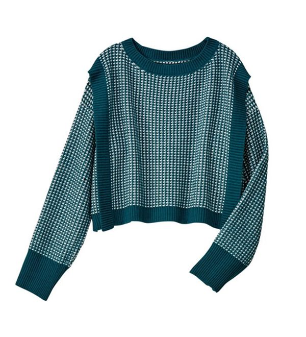 GeeRA（ジーラ）の「レイヤード２点セットワンピース（ニットワンピース）」｜詳細画像