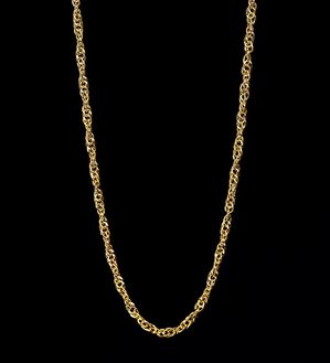 限定お値下げイタリア製 K18 チェーンネックレス 長さが選べる18金イタリア製スクリューチェーンネックレス