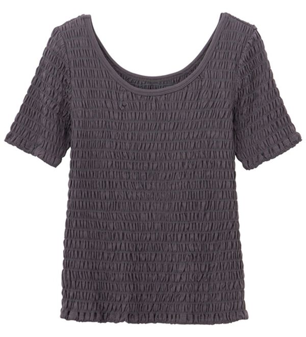 GeeRA（ジーラ）の「バレエネックシャーリングカットソー（カットソー）」｜詳細画像