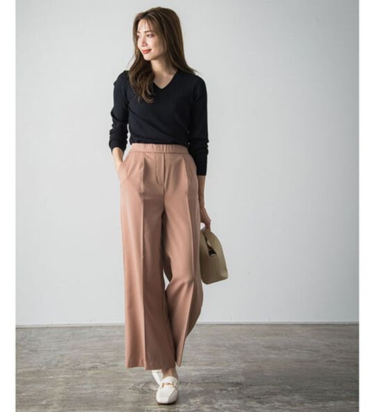 超目玉 18SS PRODUCE 右前布付きクロップドワイドパンツ 3 プールオム