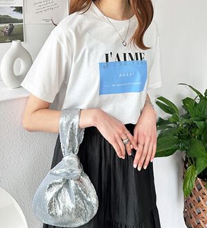 GeeRA（ジーラ）の「アソートロゴＴシャツ（Tシャツ）」｜ブルーロゴ
