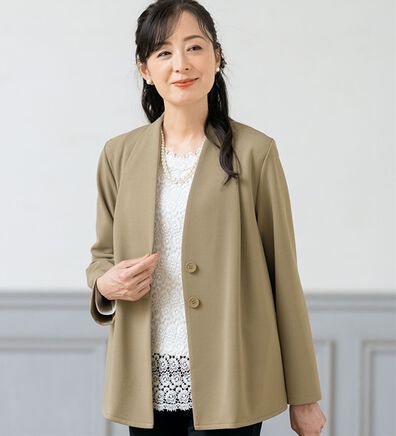 ルフラン（ルフラン）の「美ラインカットソージャケット（その他ジャケット）」