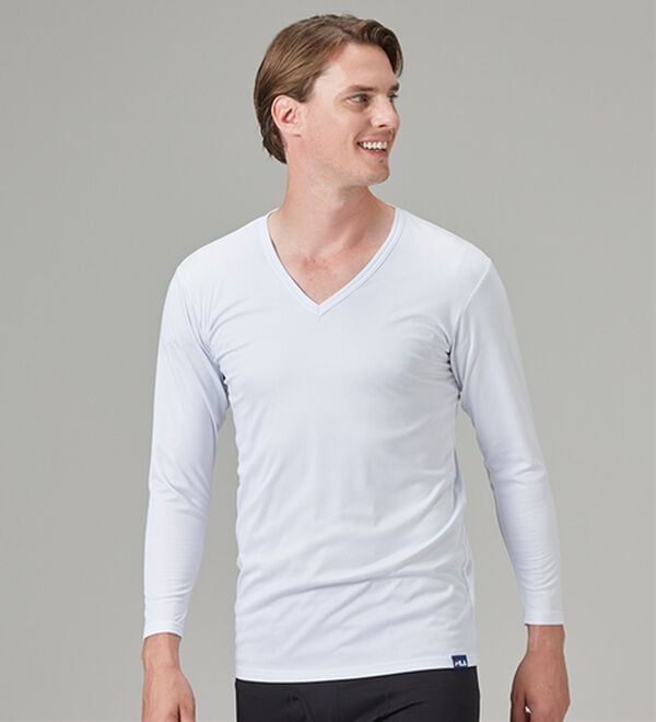 「【３枚組】＜フィラ＞ホットテック　柔らか裏起毛インナー（メンズ肌着・インナーウェア）」｜詳細画像