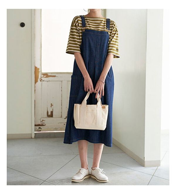 BELLUNA（ベルーナ）の「大人のデニム素材サロペット（ジャンパースカート）」｜詳細画像