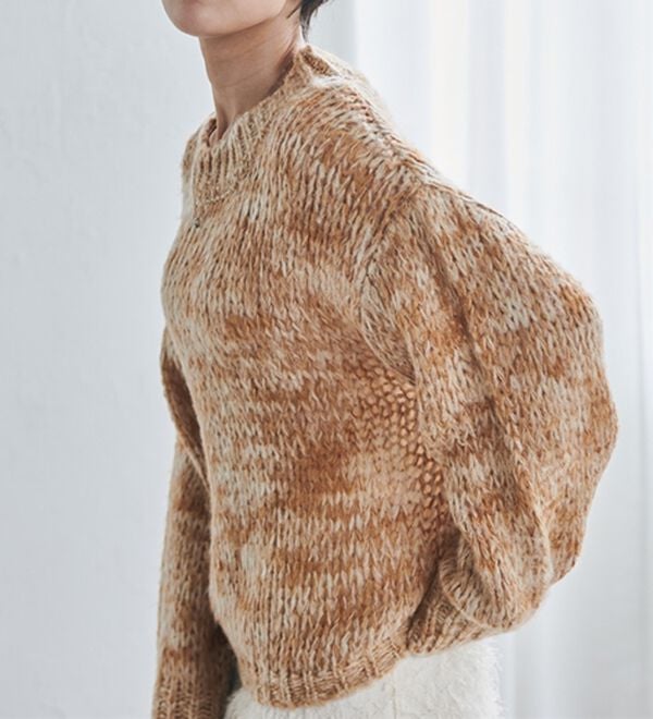 RANAN（ラナン）の「ミックスカラーシャギーニット（ニット・セーター）」｜詳細画像