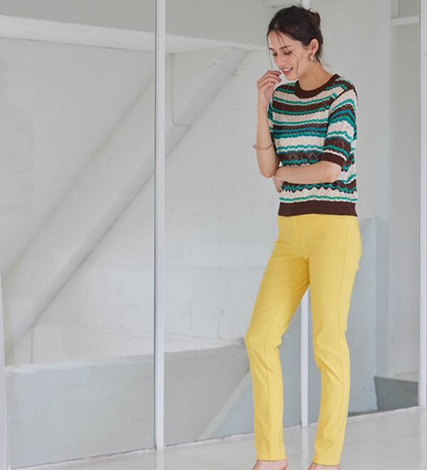 RANAN（ラナン）の「マルチボーダーサマーニット（ニット・セーター）」｜詳細画像