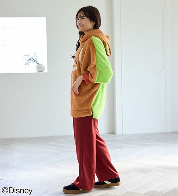 BELLUNA（ベルーナ）の「＜Ｄｉｓｎｅｙ＞【ズートピア（ニック）】両面ボアポンチョ（パジャマ・ルームウェア）」｜詳細画像