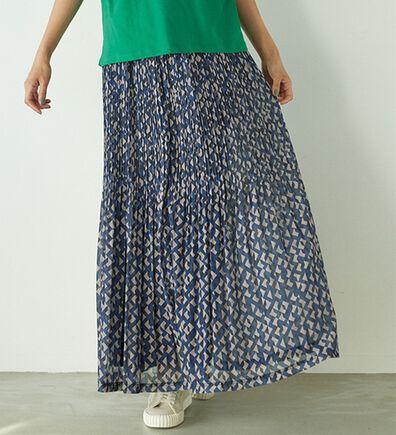 RANAN（ラナン）の「シフォンプリーツマキシスカート（ロングスカート）」