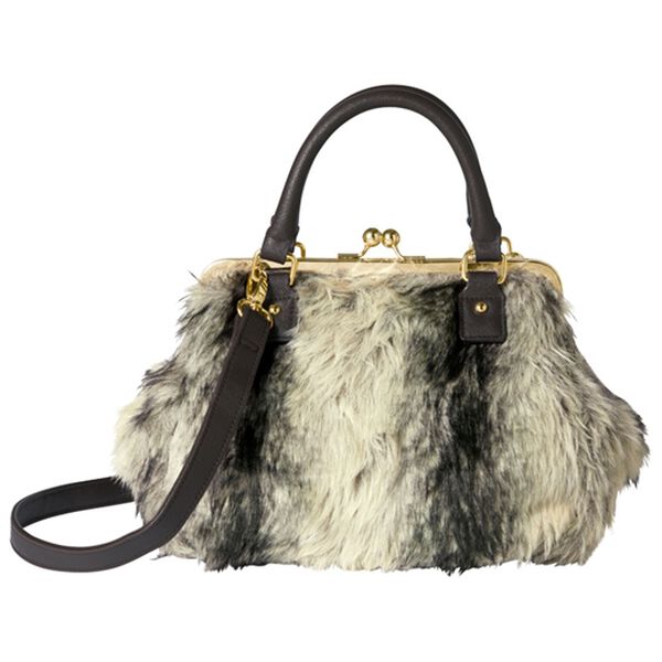 RANAN（ラナン）の「フェイクファーがま口２ＷＡＹバッグ（その他バッグ）」｜ミックス