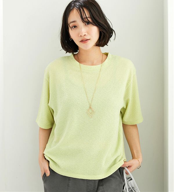 BELLUNA（ベルーナ）の「ジャカード素材プルオーバー（カットソー）」｜詳細画像