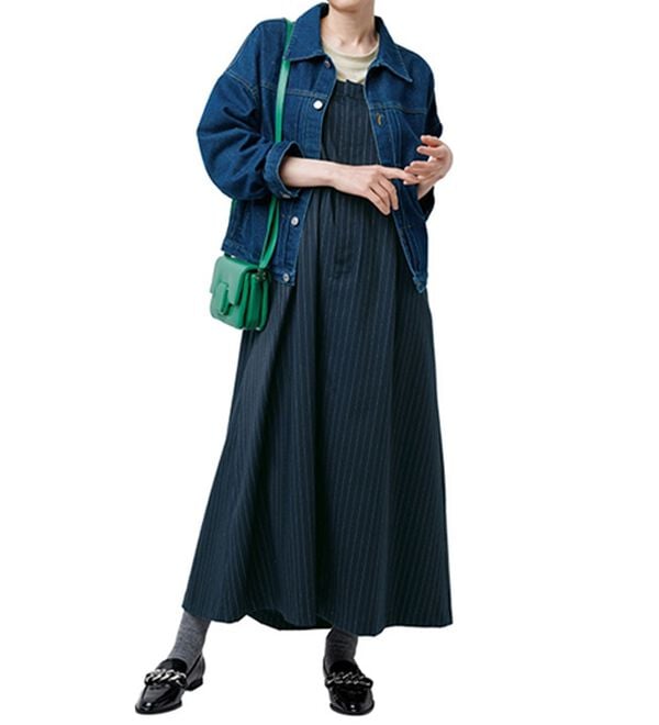 RANAN（ラナン）の「異素材デザインキャミワンピ（その他ワンピース）」｜詳細画像