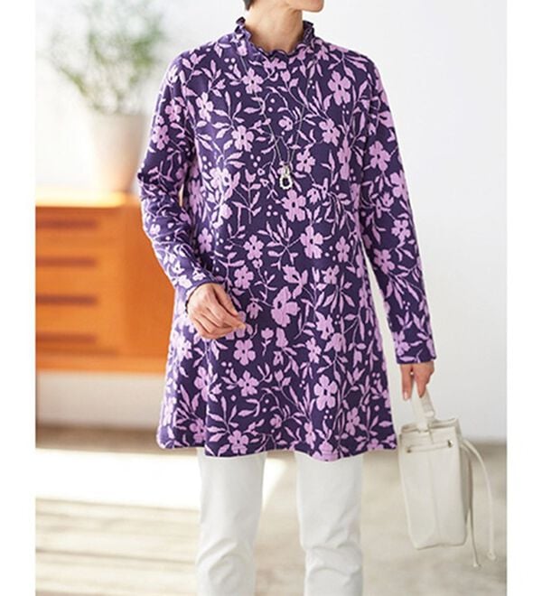 BELLUNA（ベルーナ）の「華やかふくれジャカードチュニック（チュニック）」｜詳細画像