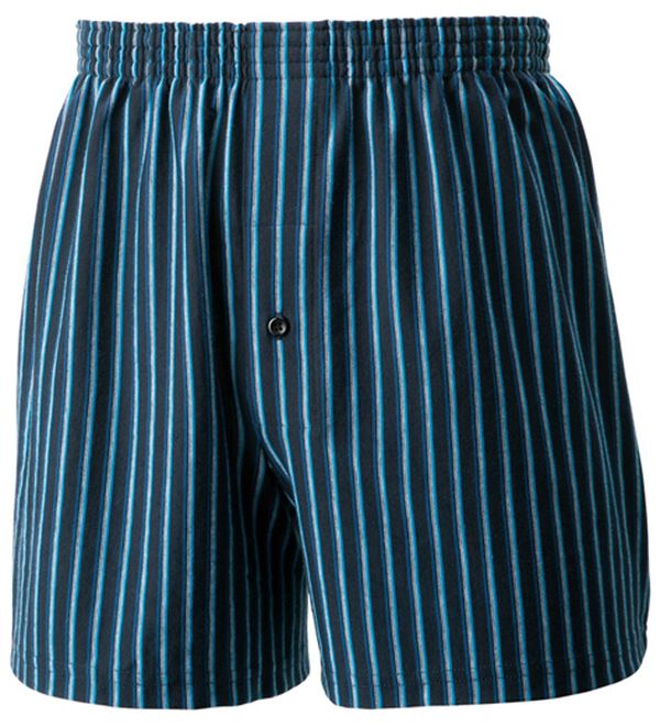 「＜コムルヴァン・オム・ウェルネス＞体圧分散トランクス（メンズトランクス）」｜ブルーストライプ