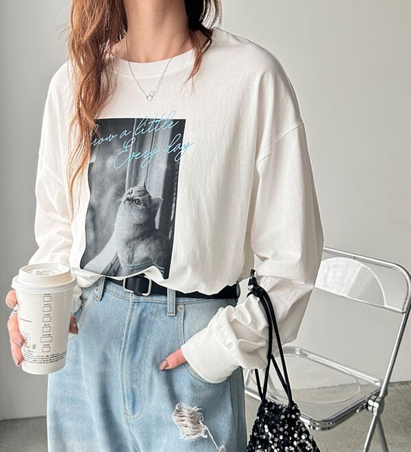 GeeRA（ジーラ）の「アソートデザインフォトプリントロンＴ（カットソー）」｜詳細画像