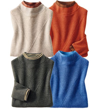 ルフラン（ルフラン）の「【４色組】毎日重宝＊ほどかわニット（ニット・セーター）」