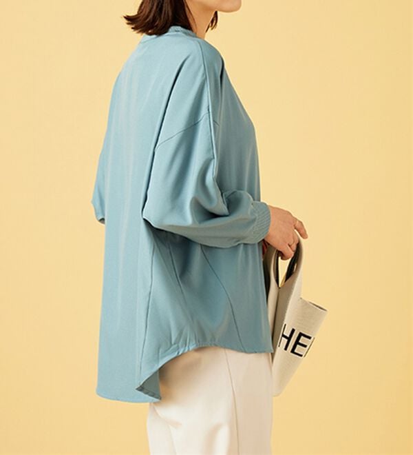 BELLUNA（ベルーナ）の「きれい見えドルマンプルオーバー（カットソー）」｜詳細画像