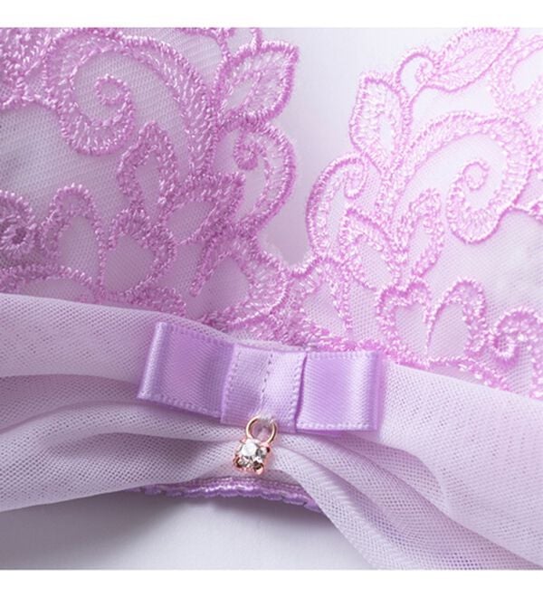 YU'NOW（ユナウ）の「ぷるるん谷間のノンワイヤーブラ＆ショーツ（ブラジャー＆ショーツセット）」｜詳細画像