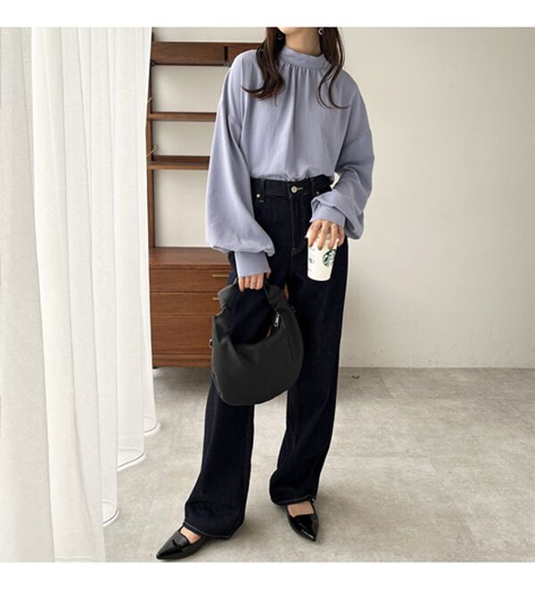 GeeRA（ジーラ）の「前後２ｗａｙボウタイブラウス（ブラウス）」｜詳細画像