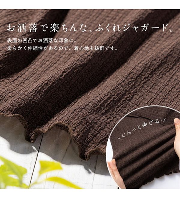 Viola e Viola（ヴィオラ エ ヴィオラ）の「ふくれジャカードシアープルオーバー（カットソー）」｜詳細画像