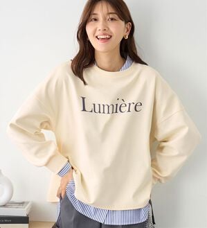 alotta（アロッタ）の「大人可愛いゆったりロゴスウェット（トレーナー・スウェット）」｜詳細画像