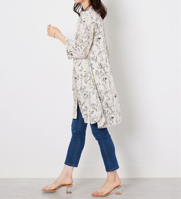 BELLUNA（ベルーナ）の「レーヨン素材袖フレアーワンピース（その他ワンピース）」｜詳細画像