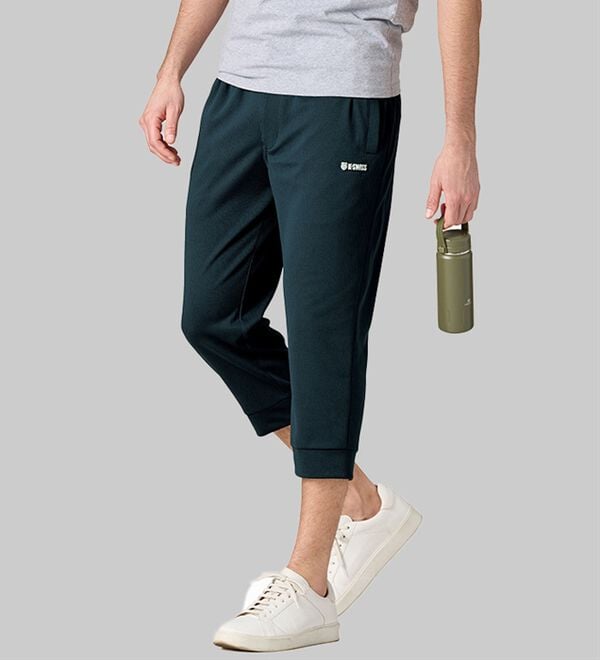 「【３本組】＜ケー・スイス＞吸汗速乾！７分丈ジャージパンツ（メンズゴルフグッズ）」｜詳細画像