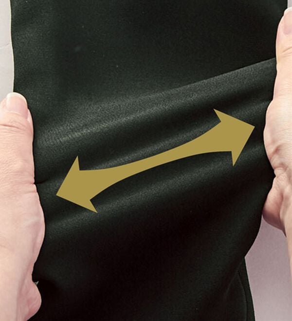 BELLUNA（ベルーナ）の「洗えるストレッチ！ロングジャケット重ね着風ワンピース（ブラックフォーマル（喪服・礼服））」｜詳細画像