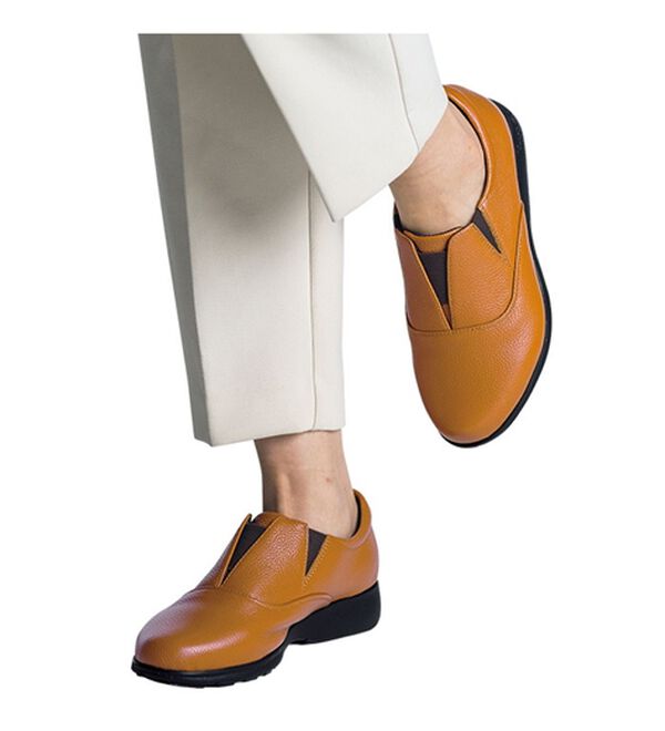 ルフラン（ルフラン）の「ラックウォーク　Ｖカット甲ゴムスリッポン（スリッポン）」｜詳細画像