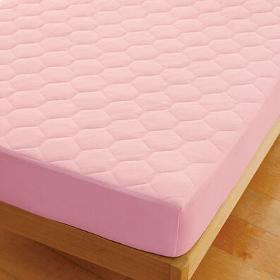 「パッドがいらない綿パイル一体型ボックスシーツ（ボックスシーツ・ベッドシーツ）」