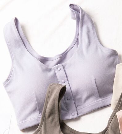 LAVIENNE（ラヴィエンヌ）の「素肌よろこぶオーガニックコットン前開きブラ（ブラジャー）」