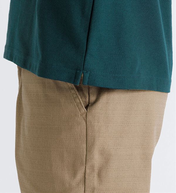 「＜アーノルド　パーマー＞ワンポイント刺しゅう鹿の子ポロシャツ（長袖・半袖）（メンズポロシャツ）」｜詳細画像