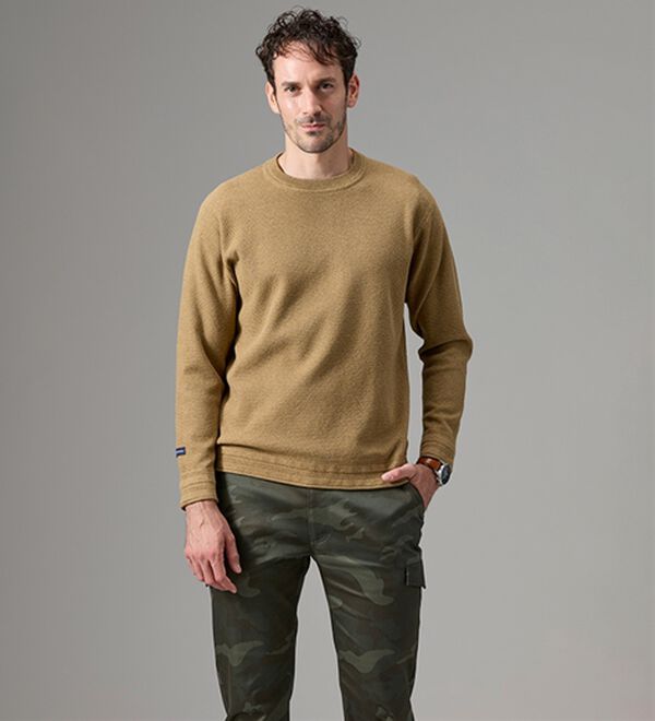 「＜コムルヴァン・オム＞大人の上品ニットＴシャツ（メンズカットソー）」｜詳細画像