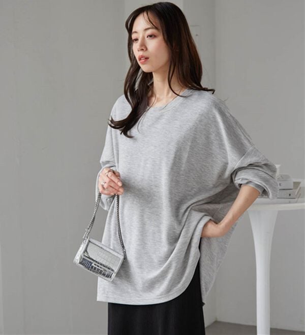 RANAN（ラナン）の「オーバーサイズスウェットＴ（カットソー）」｜詳細画像