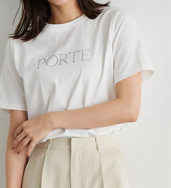 Pierrot（ピエロ）の「【イージーケア】選べるロゴＴシャツ（Tシャツ）」｜詳細画像