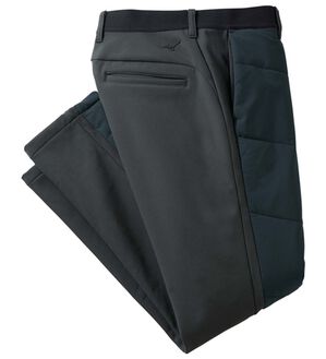 「＜ミズノ＞ブレスサーモストレッチゴルフパンツ（メンズチノパンツ）」｜ブラック