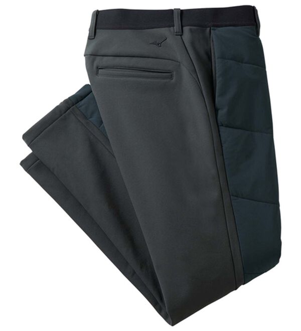 「＜ミズノ＞ブレスサーモストレッチゴルフパンツ（メンズチノパンツ）」｜ブラック