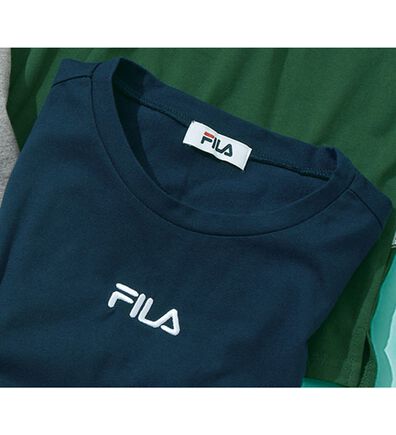 「＜フィラ＞ワンポイント刺しゅうＴシャツ（メンズカットソー）」