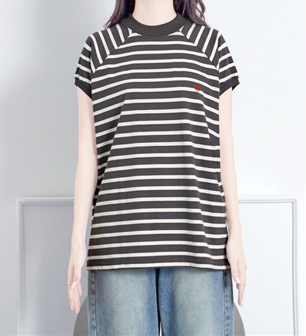 Viola e Viola（ヴィオラ エ ヴィオラ）の「【ビバリーヒルズポロクラブ】ワイドスリーブＴシャツ（Tシャツ）」｜詳細画像