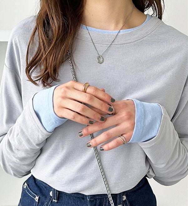 GeeRA（ジーラ）の「着回し自在！スラブシアートップス（カットソー）」｜詳細画像