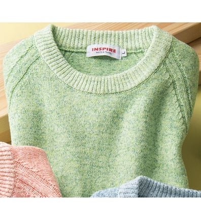 「＜インスパイア＞ミックスカラーコットン混セーター（メンズニット・セーター）」