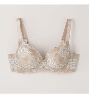 LAVIENNE（ラヴィエンヌ）の「グラマーさんの小胸見せブラ（ブラジャー）」｜ベージュ