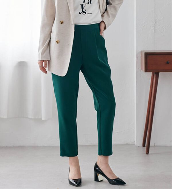 RANAN（ラナン）の「美脚シルエットクロップドパンツ（フルレングスパンツ）」｜詳細画像