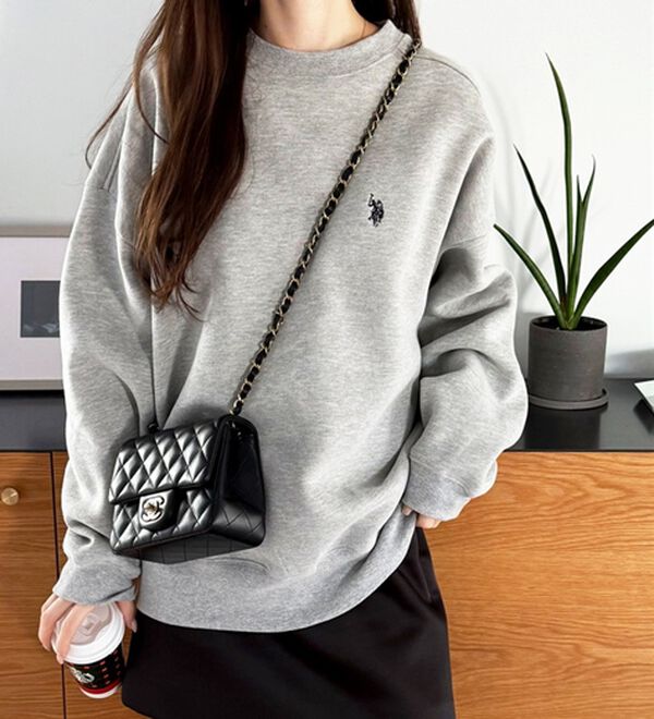 GeeRA（ジーラ）の「【U.S. POLO ASSN.】表ピーチ裏起毛スウェット（トレーナー・スウェット）」｜詳細画像