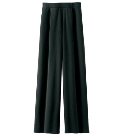 BELLUNA（ベルーナ）の「まるではく毛布！静電防止付裏ファーワイドパンツ（フルレングスパンツ）」