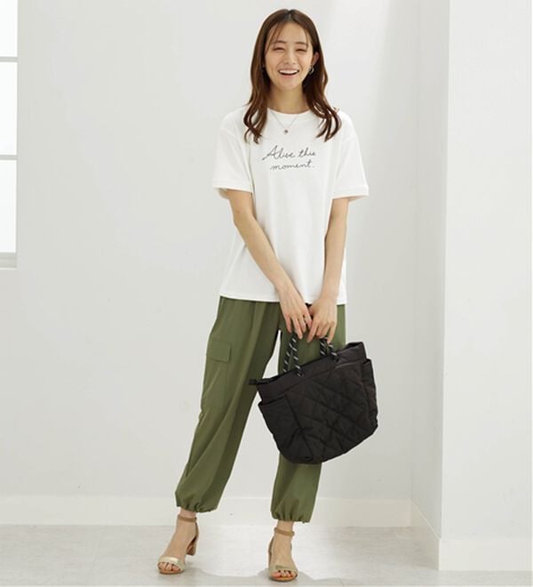 BELLUNA（ベルーナ）の「ヒンヤリ爽快！ドロスト使いカーゴパンツ（その他パンツ）」｜詳細画像