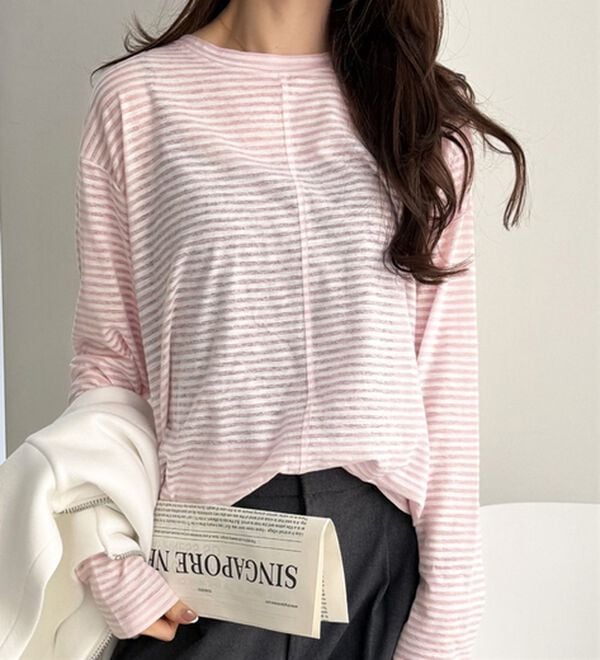 GeeRA（ジーラ）の「着回し自在！スラブシアートップス（カットソー）」｜詳細画像